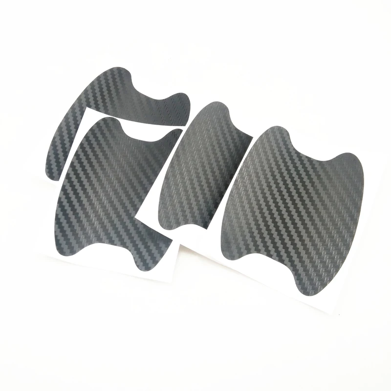 

4pcs car carbon fiber handle protective film universal sticker for Volkswagen vw POLO Tiguan Passat Golf EOS Scirocco Jetta