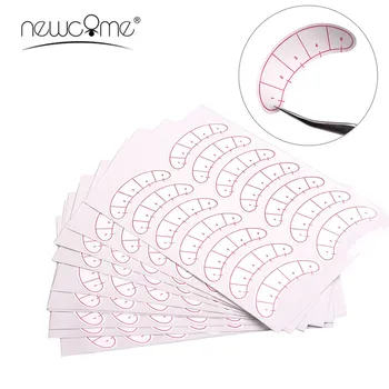 

NEWCOME 70pairs/set Practice Paper Sticker Eyelash Extension under Eye Patches False Eyelash Pad Tips Stickers Makeup Tools