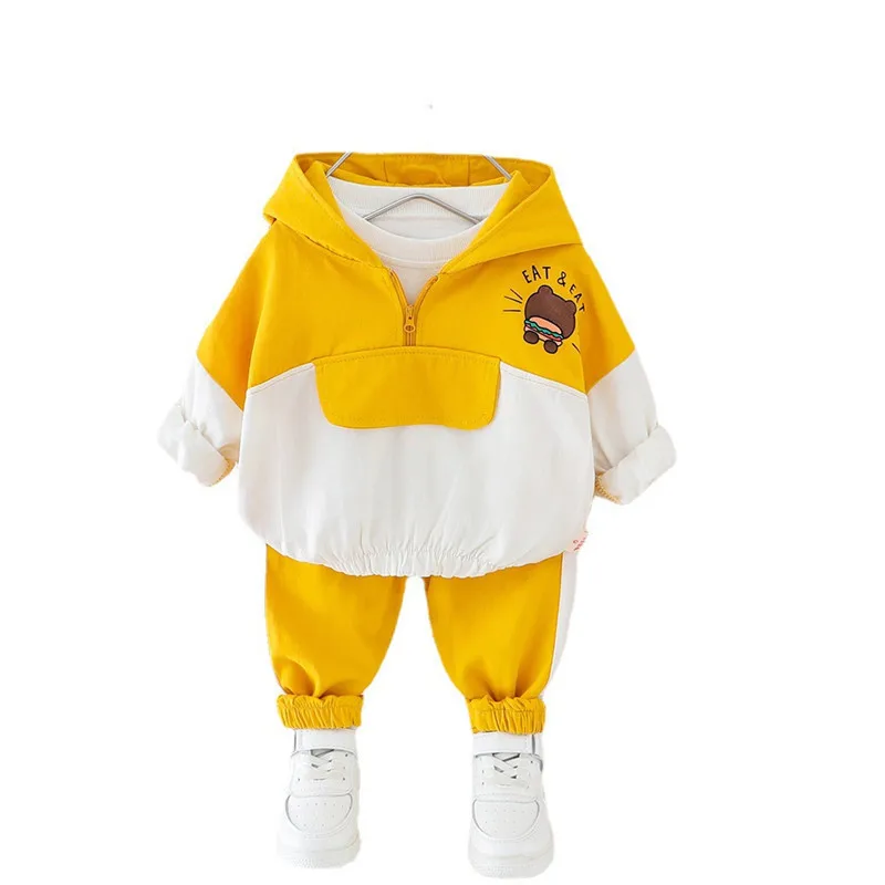 

Spring Autumn Baby Girls Clothing Infant Children Boys Cartoon Hoodies Pants 2Pcs/Sets Toddler Clothes Kids Fashion Sportswear