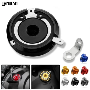 

Motorcycle Engine Oil Filter Cover CNC Oil Plug Cap Bolt For YAMAHA FZ6 N/S/R XJ6 FZ8 FAZER T-max500/530 08-17 MT03 MT09 MT07