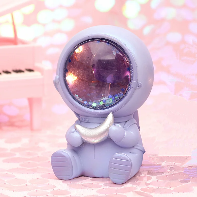 Снежный шар снег астронавт хрустальный вращающаяся музыкальная шкатулка замок в
