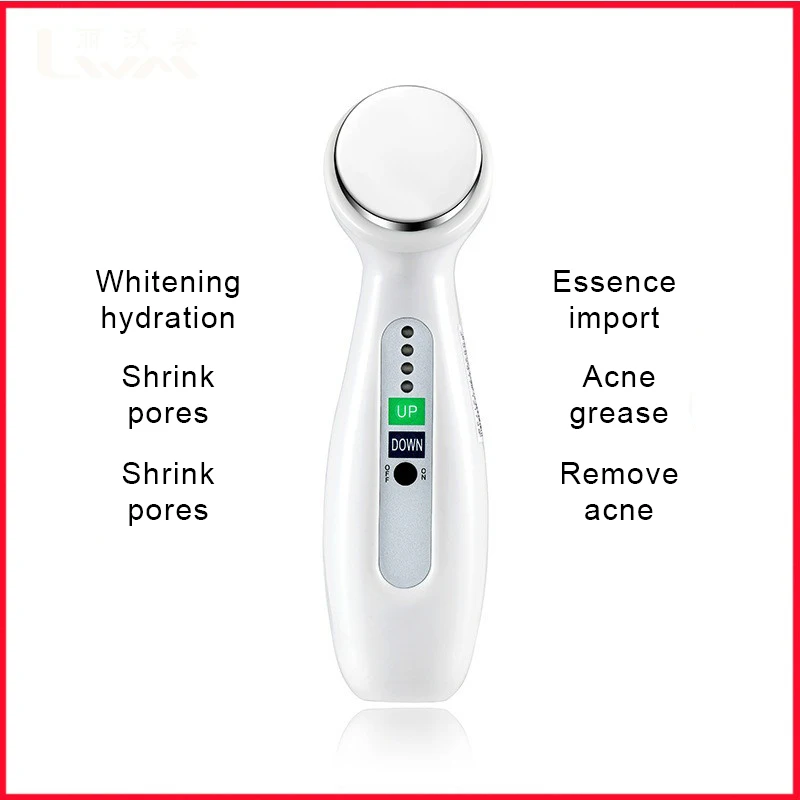  Electric Sonic Vibration Massage Beauty Instrument Face Cleansing Device Hot And Cold Anion Introdu