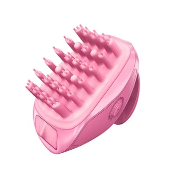 

Electric Scalp Massager Relaxing Care Head Comb Wide Tooth Shampoo Brush Shower Soft Silicone Hair Washing