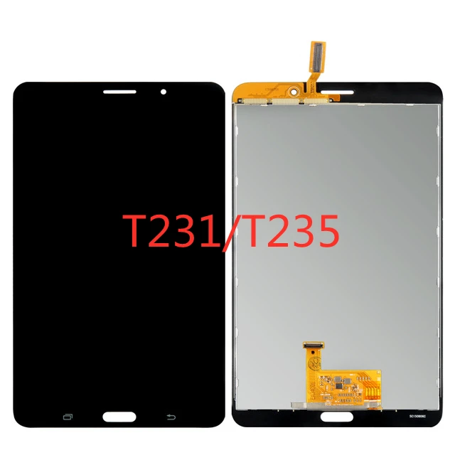 Polegada Lcd para Samsung Galaxy Tab 7.0 T230 Sm-t230 T231 T235 Display Lcd com Tela de Toque Digitador Assembléia Novo - Imagem 3