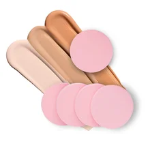 20 шт./упак. макияж губка мягкая основа пуховка для пудры кисть для консилера, инструмент для макияжа, Для женщин косметический Красота BB/CC крема губка