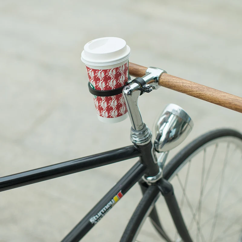 ROCKBROS Bike Handlebar Cup Holder Multi-Way Mount for Commuters Road Bike Bicycle Steam Handlebar Bottle Holder Aluminum Alloy