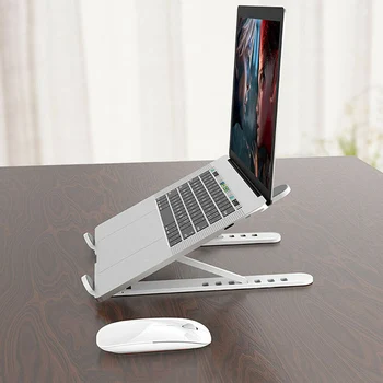 

Laptop Cooling Stand ,Foldable Adjustable Aluminum Notebook Computer Tablet Computer Stand Portable Desktop Stand Mount