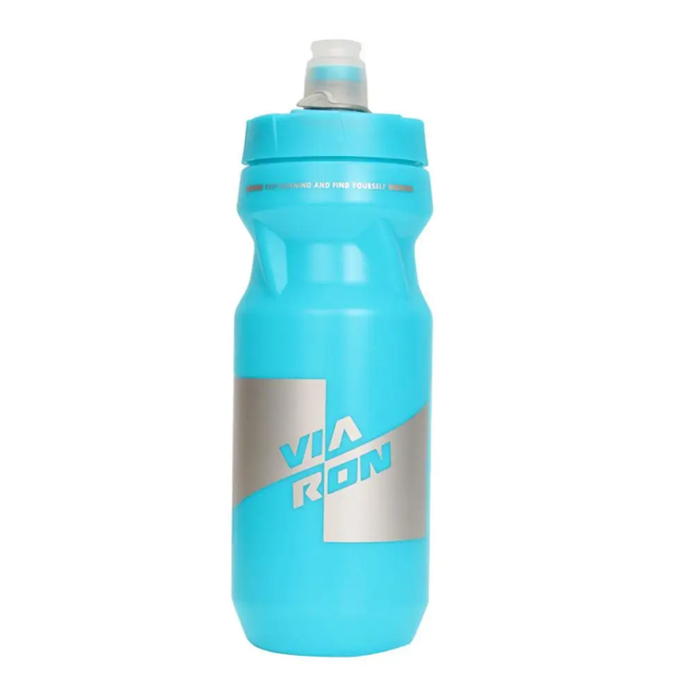 blue Спортивная бутылка для воды 610 мл 21 унц. BPA Free Push/Pull cap для спорта на открытом воздухе, фитнеса, велоспорта, пеших прогулок - Цвет: blue
