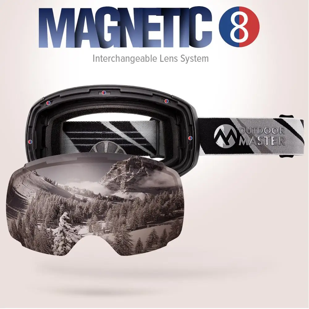 OutdoorMaster Ski \u0026 Snowboard Goggles 