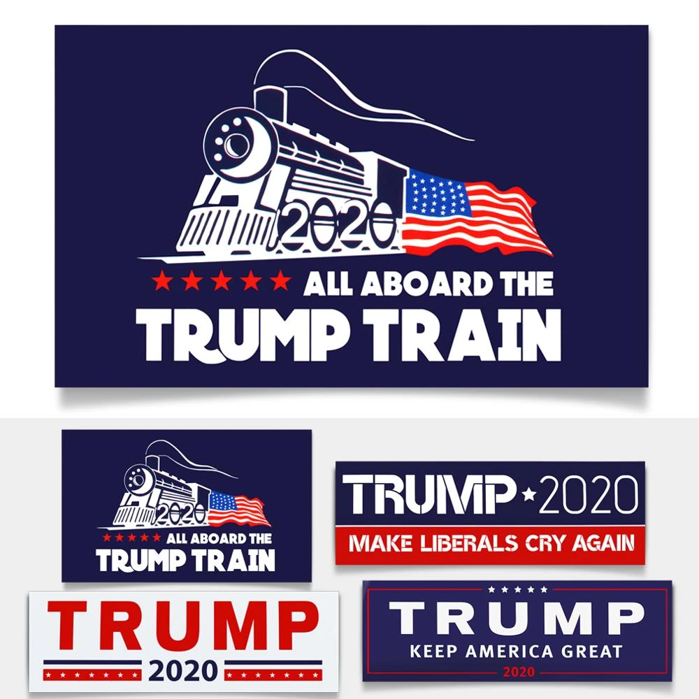 4pcs Donald Trump 2020 President Election Decal Car Window Laptop Stickers 4pcs Donald Trump 2020 President Election Decal Car Window Laptop Stickers