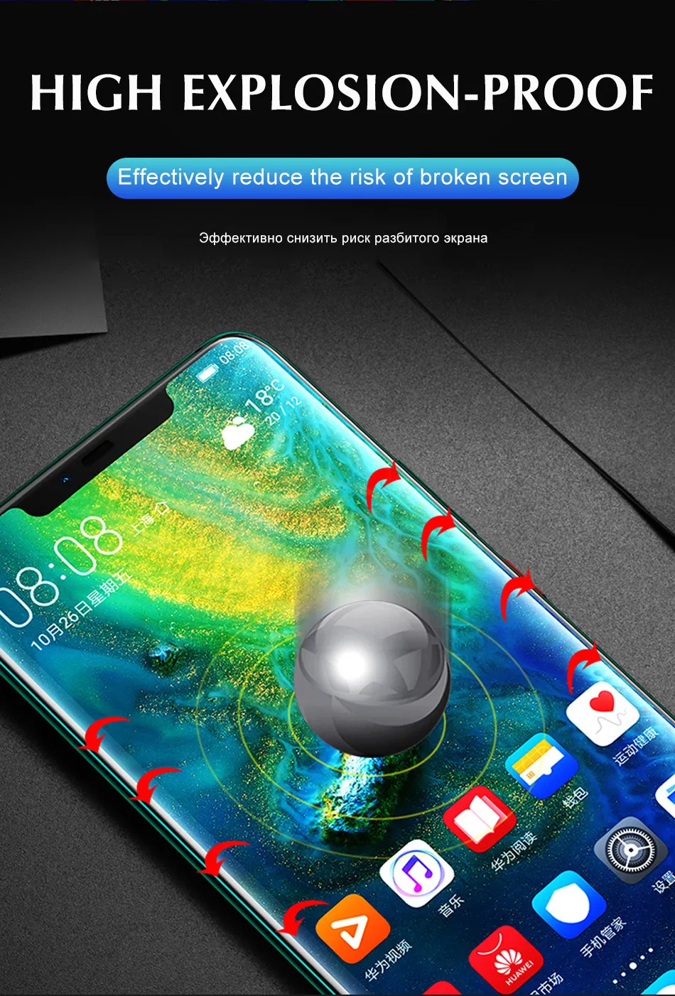 Front Film Back Cover 100D Hydrogel Film For Huawei Honor 8x 9x 10i 9 10 Lite 20 Pro Screen Protector Protective Film Not Glass