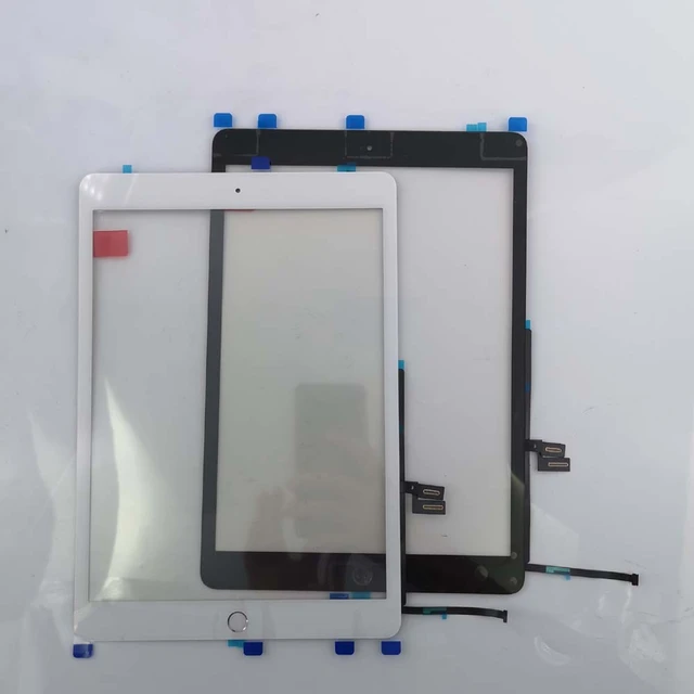 10.2 For Apple iPad 7 10.2 7th Gen A2197 A2198 A2200 Touch Screen Digitizer  Outer Glass Panel With Home Button Flex cable - AliExpress