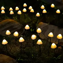 Led Solar String Light 7M 50Leds Garden Decoration Mushroom Lights Solar Garden Decorative Lamp Patio Decor Outdoor Fairy Lights