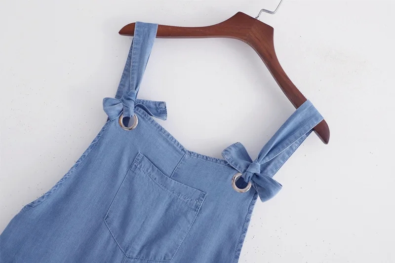 AliExpress Ebay2019, летние новые стильные женские штаны в европейском и американском стиле, декорированные карманами, на ремешке, тенсел, ковбойские подтяжки