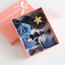 Детские аксессуары для волос, аксессуары для головы, подарочный набор, Южная Корея, принцесса, корона, заколки для волос, заколка для волос для девочек с цветочным рисунком