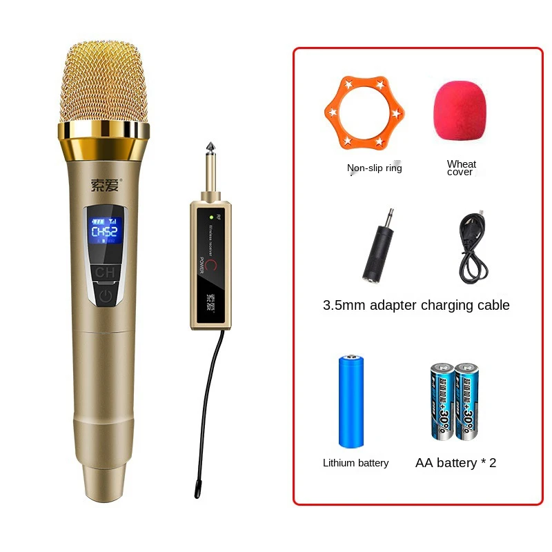 Wireless Microphone Handheld Microphones Home Outdoor Set Type Diaphragm Style Model Number Transducer Certification Package 