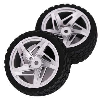 

4PCS RC Tire 1/10 Universal Remote Control Car Off-Road Vehicle Climbing Car Tire Metal Wheel Modification Upgrade Accessories 6