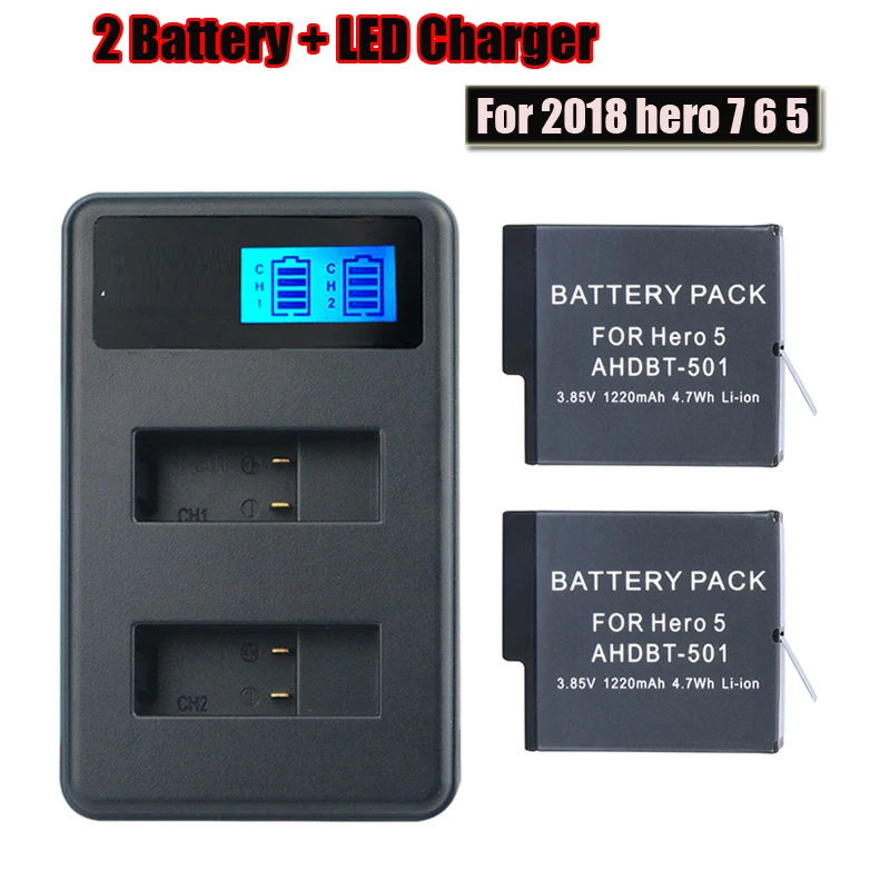 2 шт. AHDBT 501 батарея/с USB двойной зарядное устройство комплект ЖК дисплей смарт для