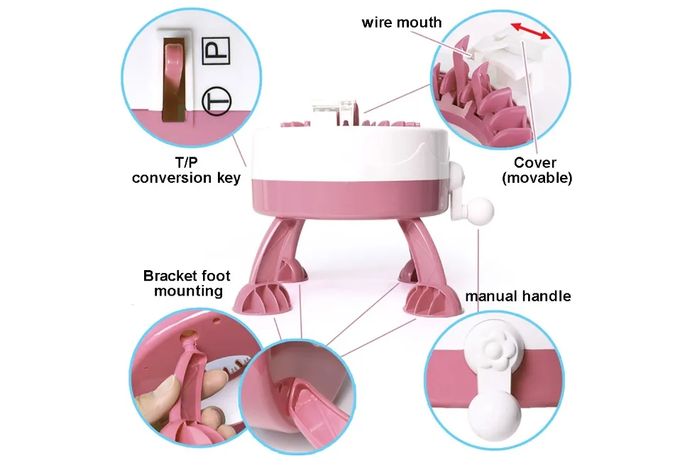 Sanbest ручной Вязание Машина круглый жгутовых полосок Вязание доска вращающийся свитер двойной вязки с ткацкий станок комплект 22 иглы для носок шляпа "сделай сам" для детей