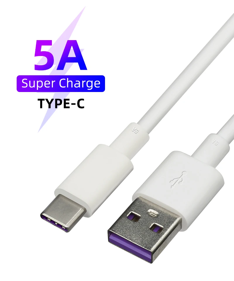 CHAURE 5A USB type c кабель 0,5 m 1m 2m Быстрая зарядка Kable для huawei P30 P20 mate 9 20 Pro Телефон супер Зарядка Поддержка синхронизации данных