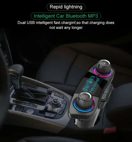 Bluetooth автомобильный fm-передатчик MP3-плеер Hands free радио адаптер Комплект USB зарядное устройство
