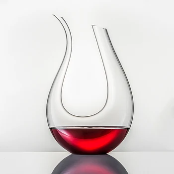 

Handmade Lead free colorCrystal Red Wine Pourer Glass Decanter Brandy Decant Set Jug Bar Champagne Water Bottle