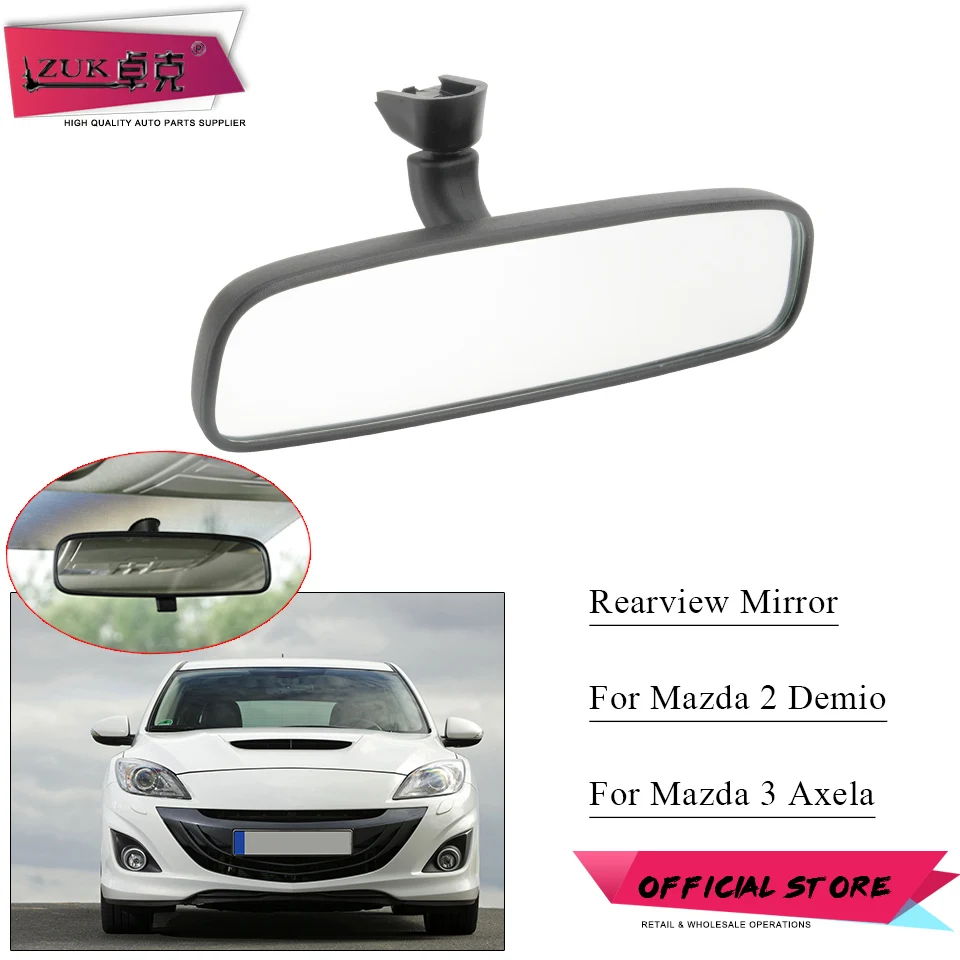 ZUK подлинный для Mazda 3 Axela BL внутреннее зеркало заднего вида 2009 2010 2011 2012 2013 2014 2 DE 07