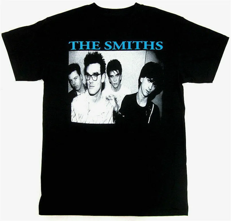 The Smiths футболка Morrissey 80S рок для взрослых Мужская Smlxl2Xl3Xl черная новая с принтом |