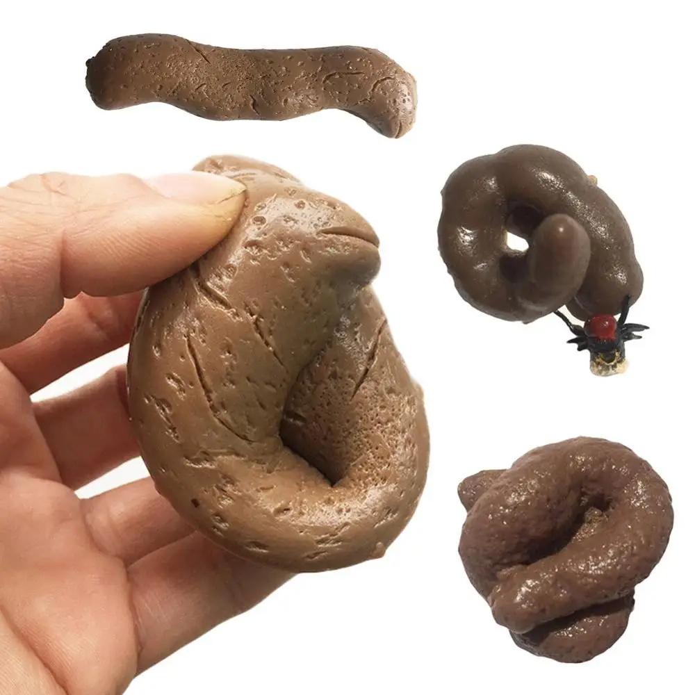 

Realistic Gross Poo Waste Turd Fake Poop Joke Dirty Trick Novelty Funny Pooper Props Model Toy Prank Trick Practical Gag gifts