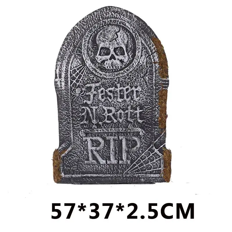 Yard Sign Outdoor Lawn Decorations -  Fake foam Tombstones - Halloween Yard Decoration (6)
