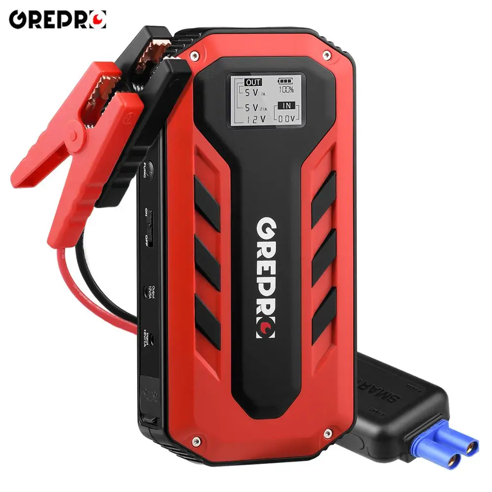 Car Jump Starter 1000A Car Buster 12V Vehicle Emergency Battery Auto Booster Battery Car Starter Power Bank Powerful LED Light|Jump Starter| -…