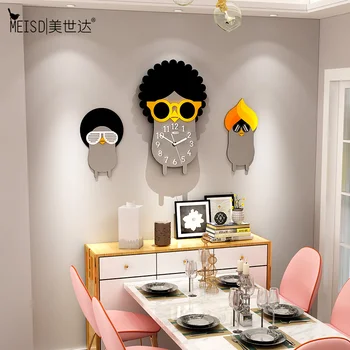 

MEISD New Cartoon Art Poster Wall Decoration Modern Design Acrylic Wall Paintings Hanging Wall Drawing Homr Decor Free Shipping