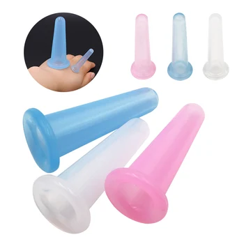 

4pcs/set Silicone Massage Cup Facial Cupping Vacuum Cupping Anti Ageing Facial Body Eye Care Tools Relaxation