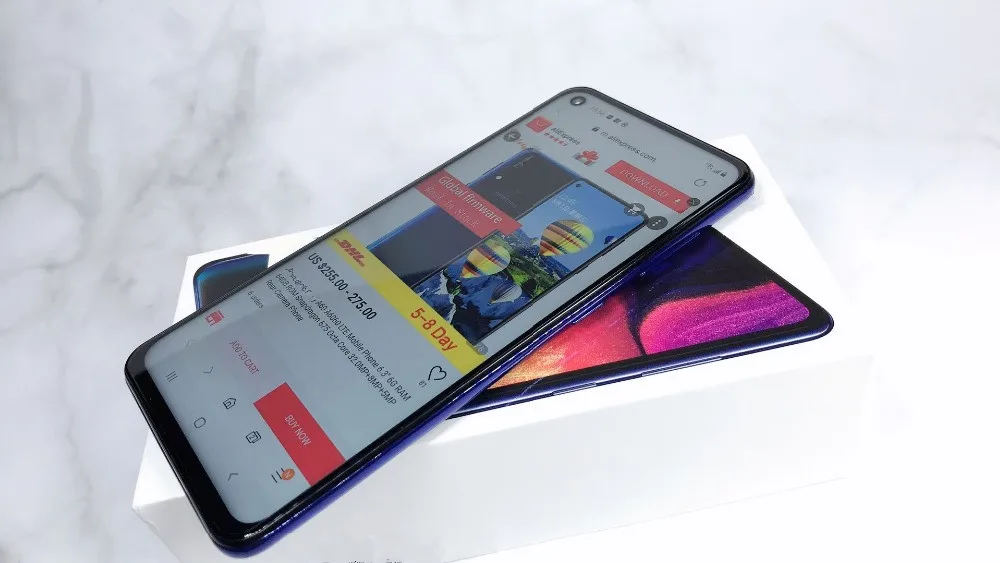 M40 5G Смартфон Android 9,0 6," в виде капли воды, Экран 2 ГБ 32 ГБ MTK6763 4 ядра 8MP 3500 мАч Face ID разблокировки мобильного телефона