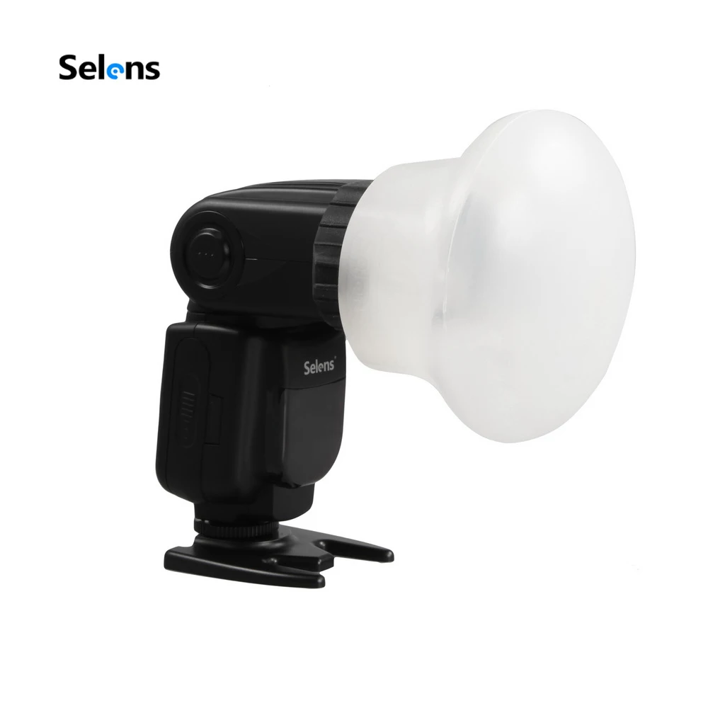 Difusor de Borracha Acessórios para Canon Novo Selens Silicone Magnético Esfera Modular Flash Nikon Yongnuo On-câmera Velocidadelite Luz