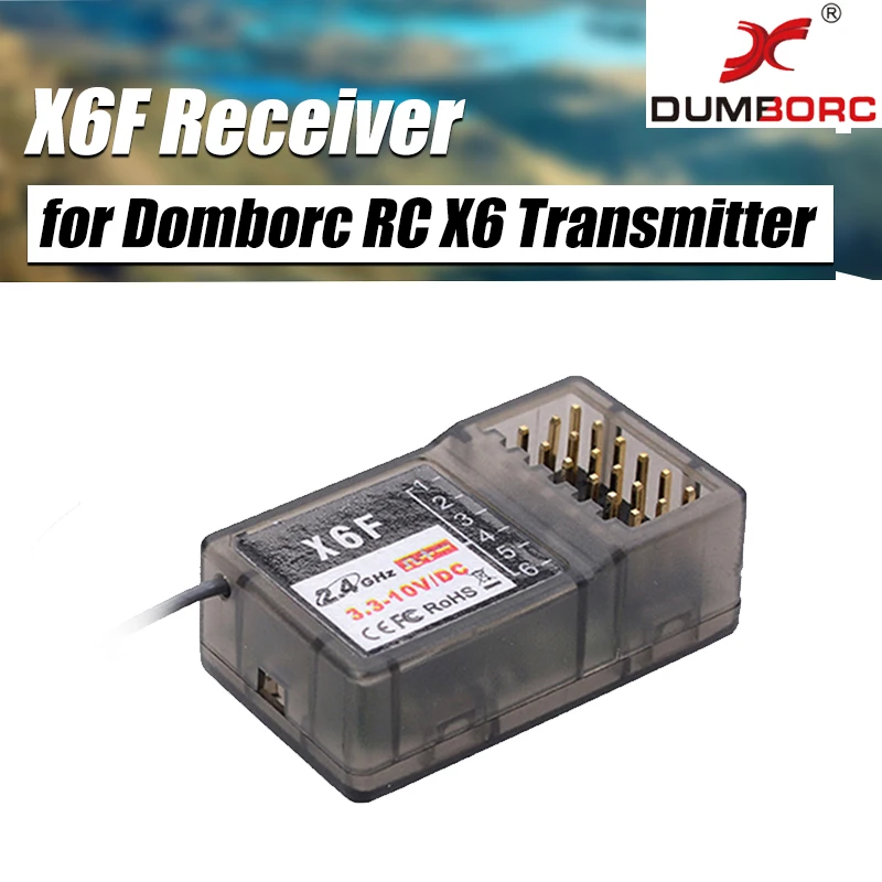 DUMBORC X6F 6CH 2 4G радиоуправляемая система приемник для Domborc RC X6 передатчик