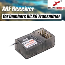 Dumborc x6f/x6fg 2.4g 6ch receptor do sistema de controle rádio para domborc rc x6 transmissor rc barco carro transmissor