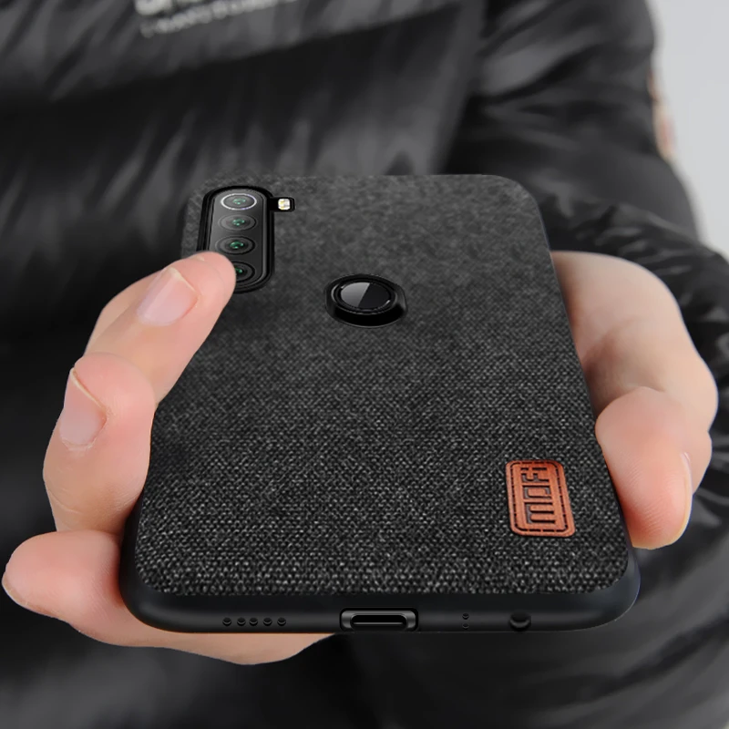 Для Xiaomi Redmi Note 8 чехол-накладка MOFi Redmi Note 8 Pro задняя крышка магнит ткань note8 противоударный жесткий чехол