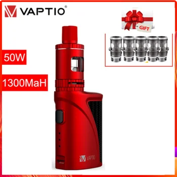 

Original Vaptio P1 Mini KIT Vape 1300mAh Built In Battery Fit 510 Atomizer Vaporizer Kit Dual Cores Head Tank E Cigarette 50W