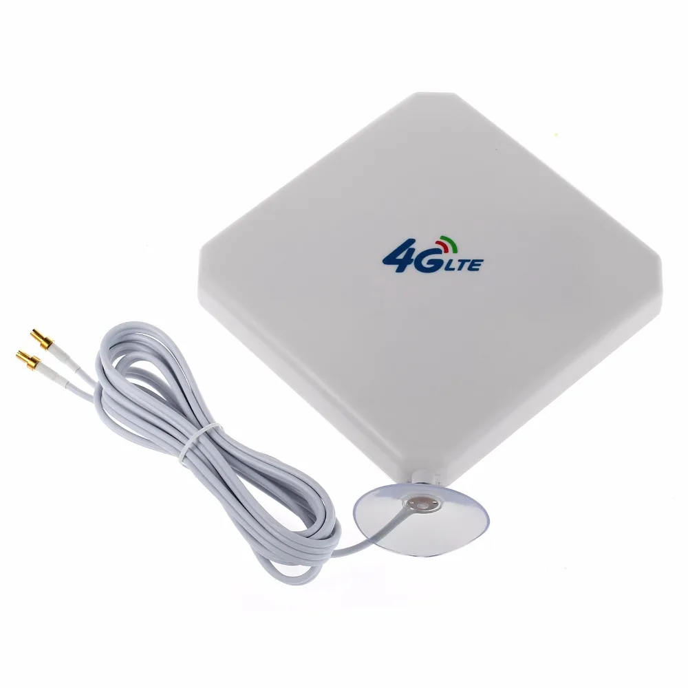 ESYNiC 35dBi 4G/3g LTE TS9 Широкополосная Антенна с присоской Мужской Разъем усилитель сигнала для HUAWEI E398 E5375 E5786