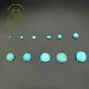 Wholesale 10 pcs /Lot 15~35 mm Half round Flat Back Cabochons Natural stone Howlite striated turquoise  ,DIY Jewelry Findings ► Photo 1/6