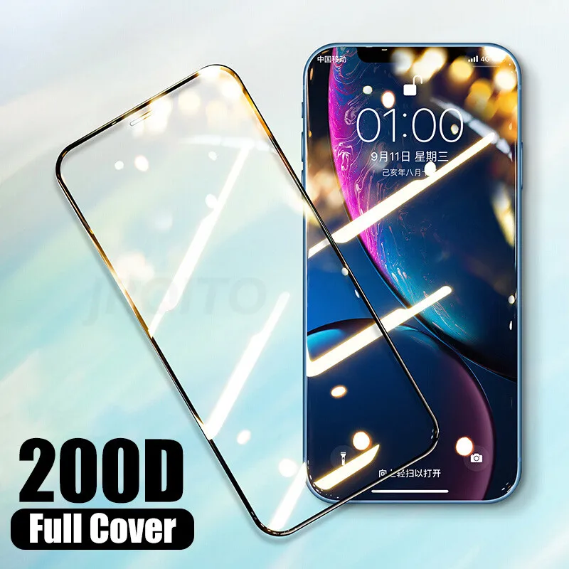 200D полное покрытие стекло для iPhone 11 Pro Max закаленное стекло X XS Max XR Защитное стекло для экрана для iPhone 6 6s 7 8 Plus X пленка