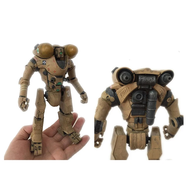 Bandai Action Figures Pacific Rim Red Tramp 7-inch Japanese Mecha Model Room Ornament Handmade Children Christmas Gift Toy 6
