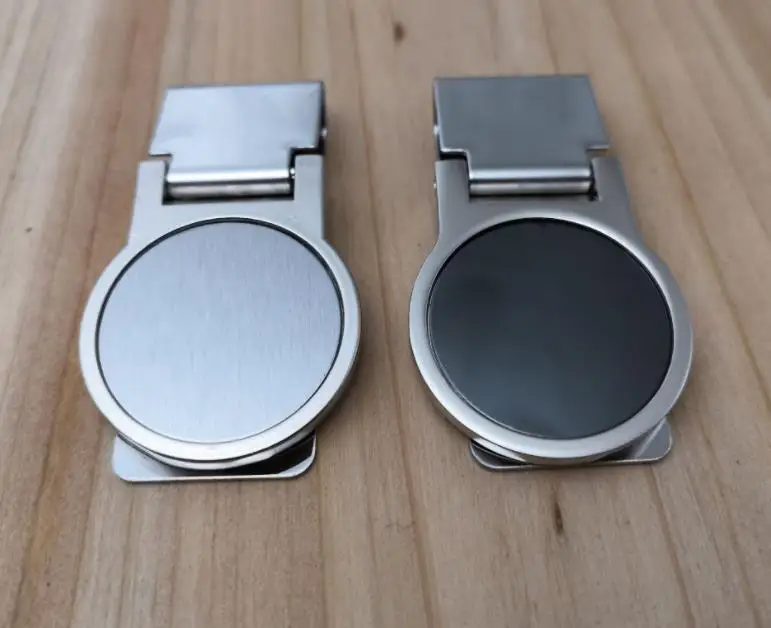 

100 шт., держатель для банкнот и кредитных карт, из нержавеющей стали