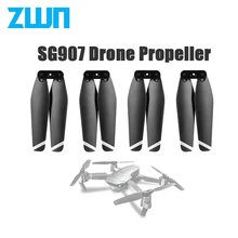 2 pares drone hélice liberação rápida hélices dobramento 4 hélice guarda conjunto quadro de proteção para sg901 sg907 rc quadcopter