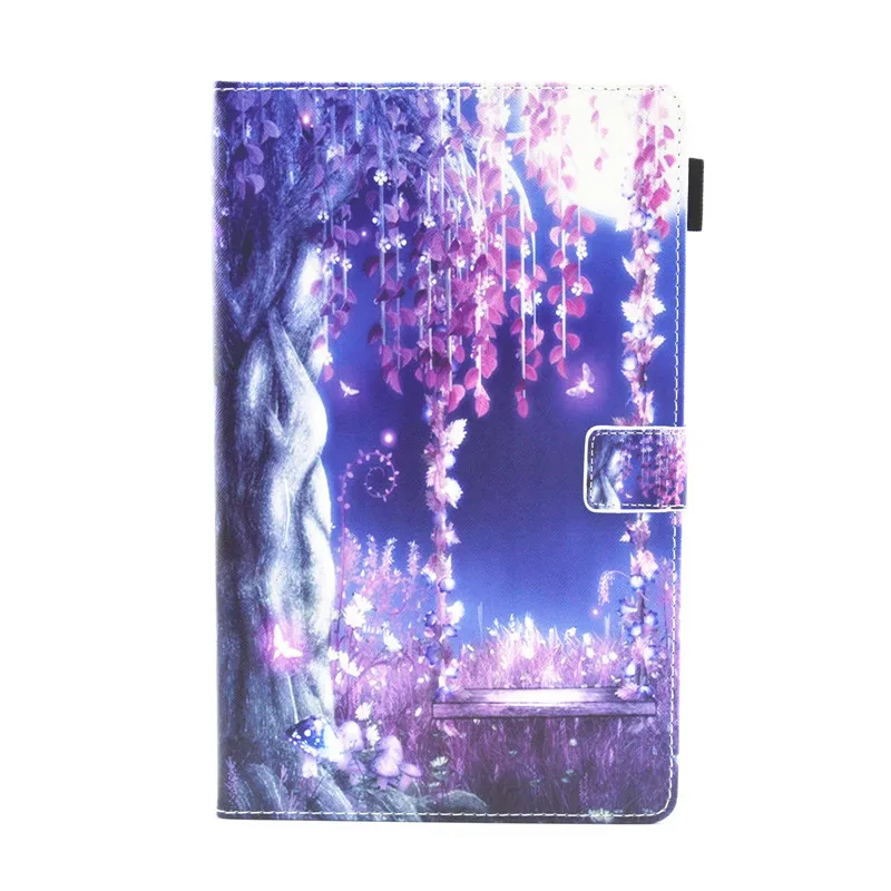 As picture Для samsung Tab A 10,5 чехол Чехол с принтами кошелек планшет funda для samsung Galaxy Tab A A2 10,5 '' SM T590 T595 T597 - Цвет: As picture