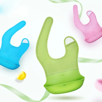 

Hot Baby Boys Girls Bibs Kids Newborn Waterproof Silicone Bandana Saliva Towel Scarf Bib Baberos Babador Baby Care Products