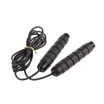 

High weight rope skipping,Foam handle and wire rope ,Adjustable length,Suitable for gym exercise D5BA
