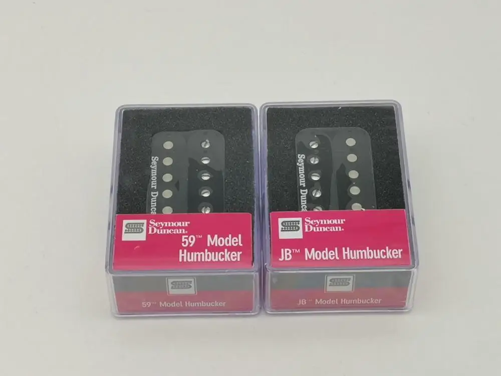 Seymour Duncan SH1n 59 и SH4 JB Модель 4C хамбакер звукосниматель гитары Набор звукоснимателей черный - Цвет: SH1n And SH4 Set