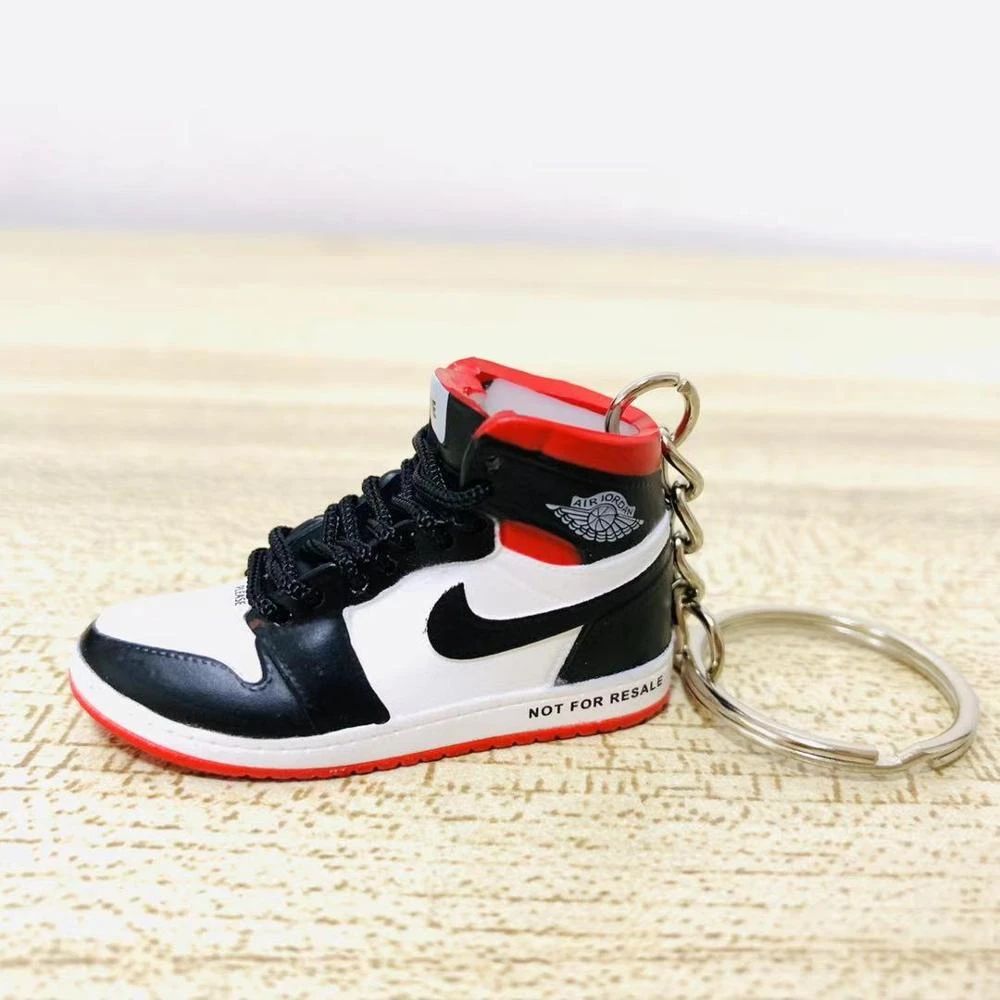 ドロップシッピング Aj1 ない転売のため赤スニーカーキーホルダーエアジョーダン 1 3d ミニスニーカー禁止スポーツ靴スニーカーキーホルダー Key Chains Aliexpress